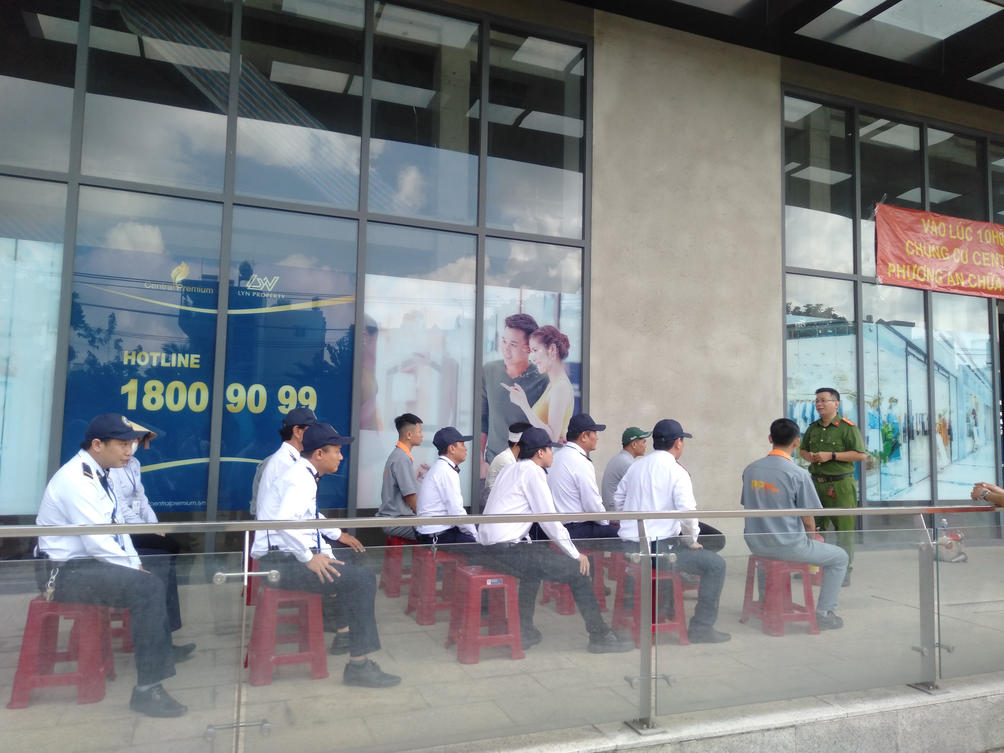 Diễn tập phương án PCCC tại chung cư Central Premium Plaza 